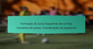 Formação de Zona: Esquemas de corrida, Conceitos de passe, Coordenação de jogadores